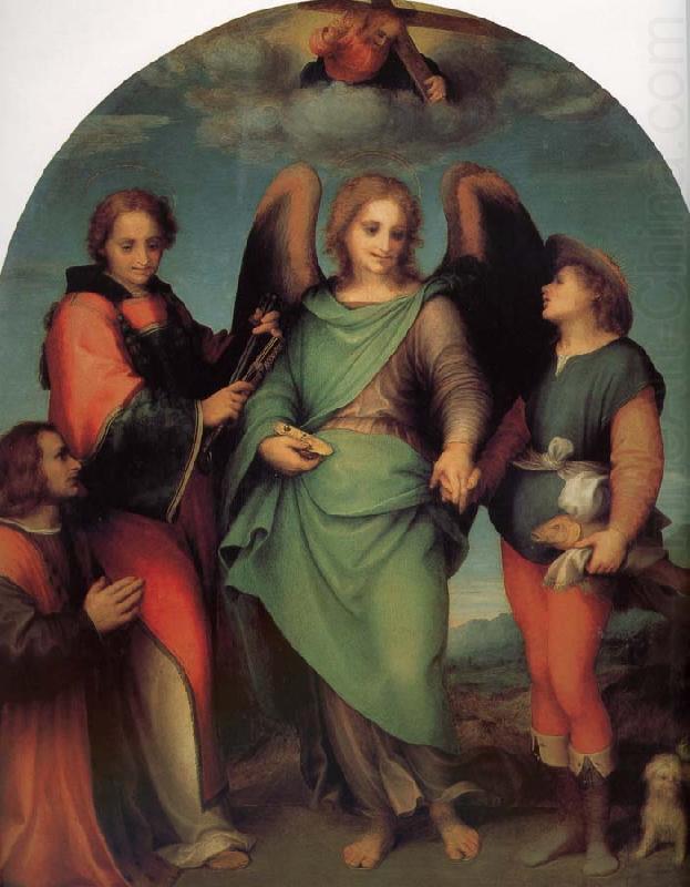 Rafael Angel of Latter-day Saints and the great Leonard, with donor, Andrea del Sarto